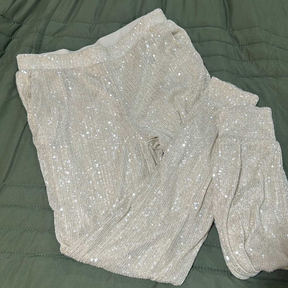 Sequin pants